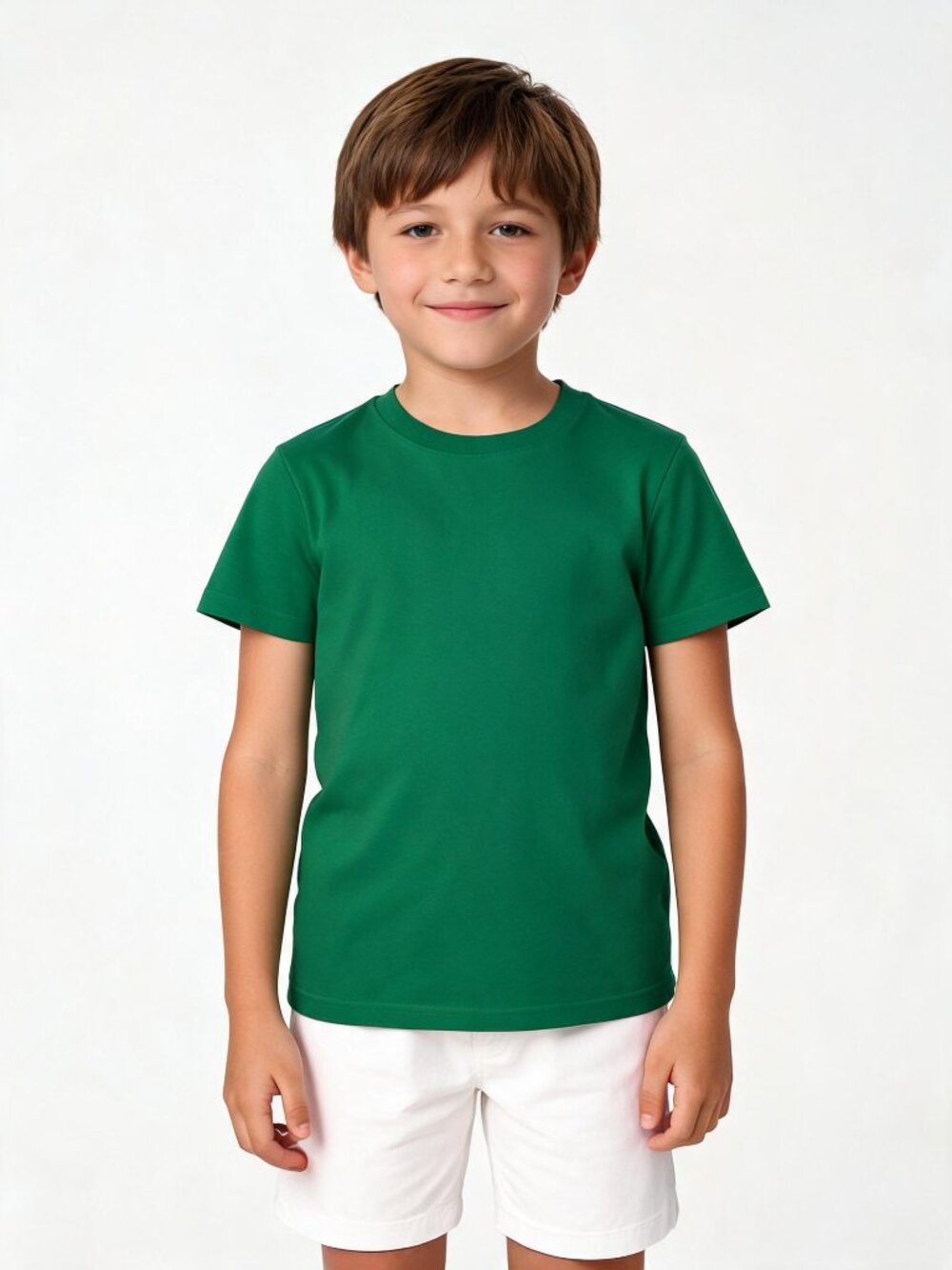 Wonder Nation boys green tee recycled blend size S 6‑7